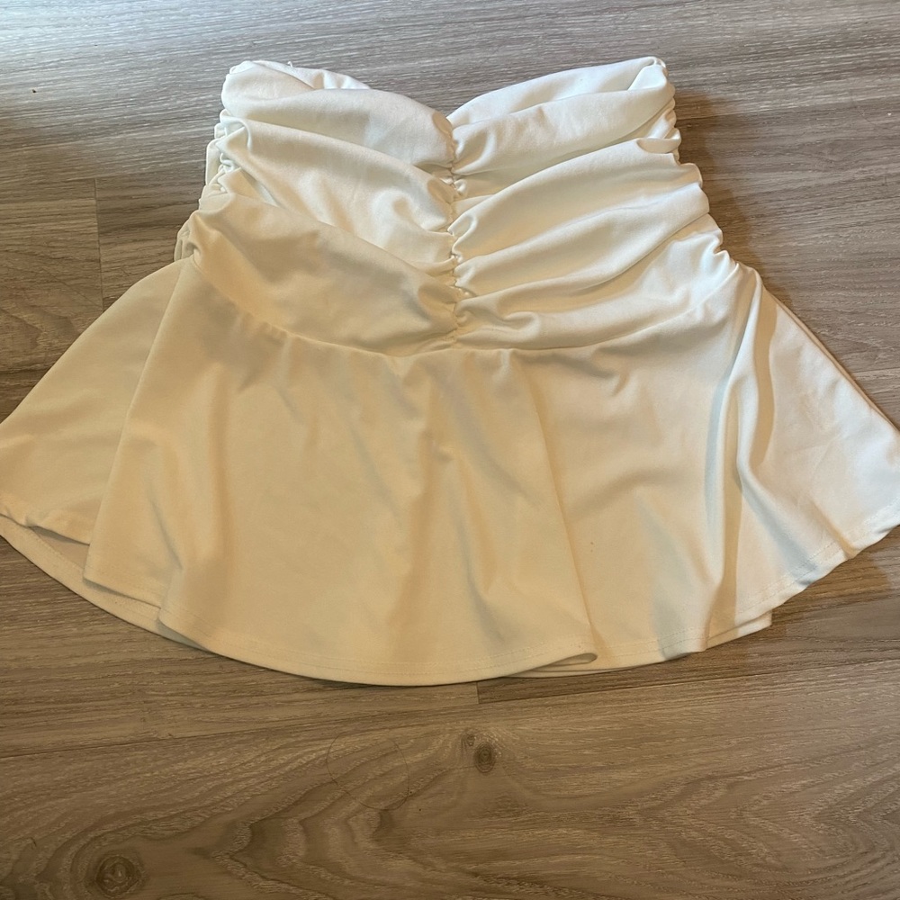 Mini White Tennis/Casual Skirt